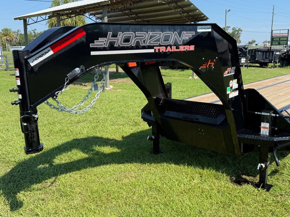 40' FHZ Gooseneck Deckover (2) 12K Axles Mega Ramps 25.9 GVWR - Dual Wheel Deckover/DO 12K MR - Stryker Dealership Group