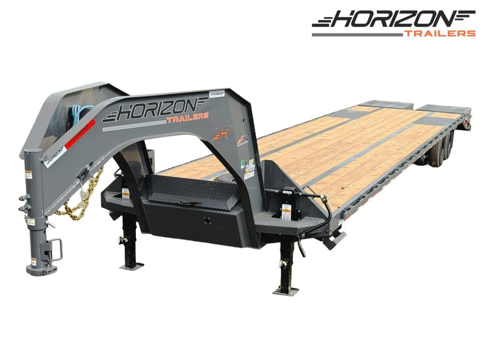 40' FHZ Gooseneck Deckover (2) 12K Axles Mega Ramps 25.9 GVWR - Dual Wheel Deckover/DO 12K MR - Stryker Dealership Group