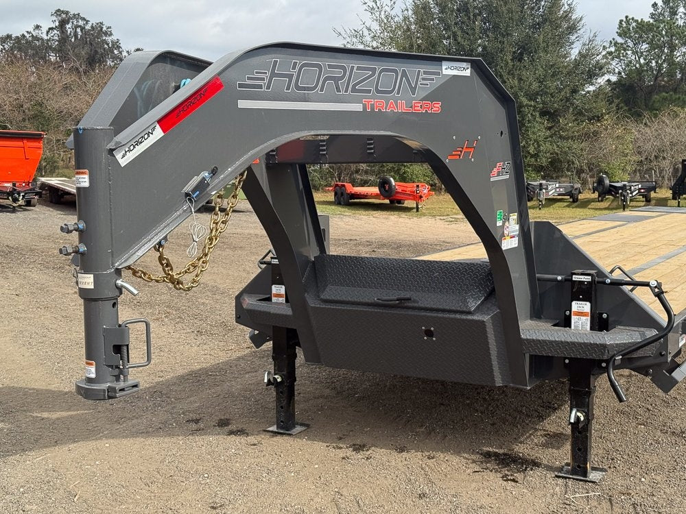 40' FHZ Gooseneck Deckover (2) 12K Axles Mega Ramps 25.9 GVWR - Dual Wheel Deckover/DO 12K MR - Stryker Dealership Group