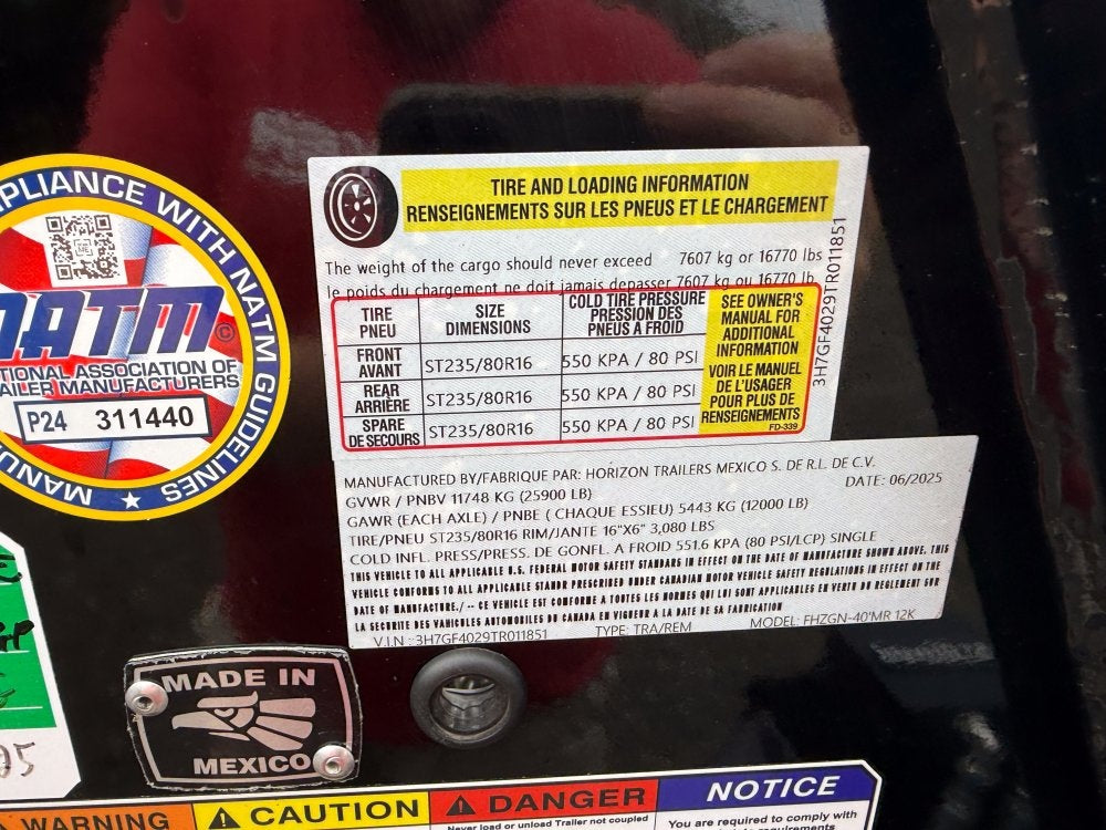 40' FHZ Gooseneck Deckover (2) 12K Axles Mega Ramps 25.9 GVWR, Hydraulic Jacks - Heavy Duty Deckover/DO 12K MR - Stryker Dealership Group