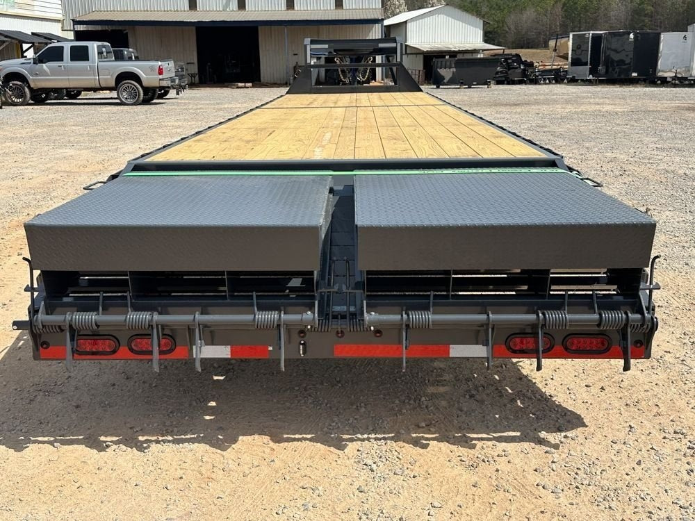 40' FS Gooseneck Mega Ramps 8k Axles 16 Ply Tires with Spare - Hotshot Non-CDL/DO 8K MR - Stryker Dealership Group