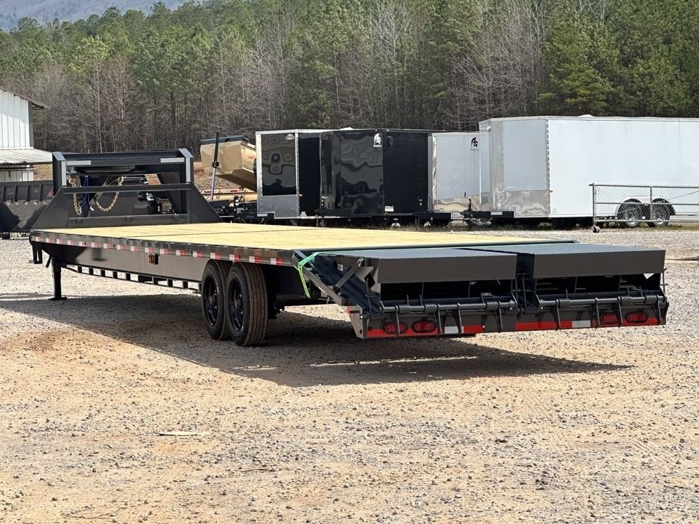 40' FS Gooseneck Mega Ramps 8k Axles 16 Ply Tires with Spare - Hotshot Non-CDL/DO 8K MR - Stryker Dealership Group
