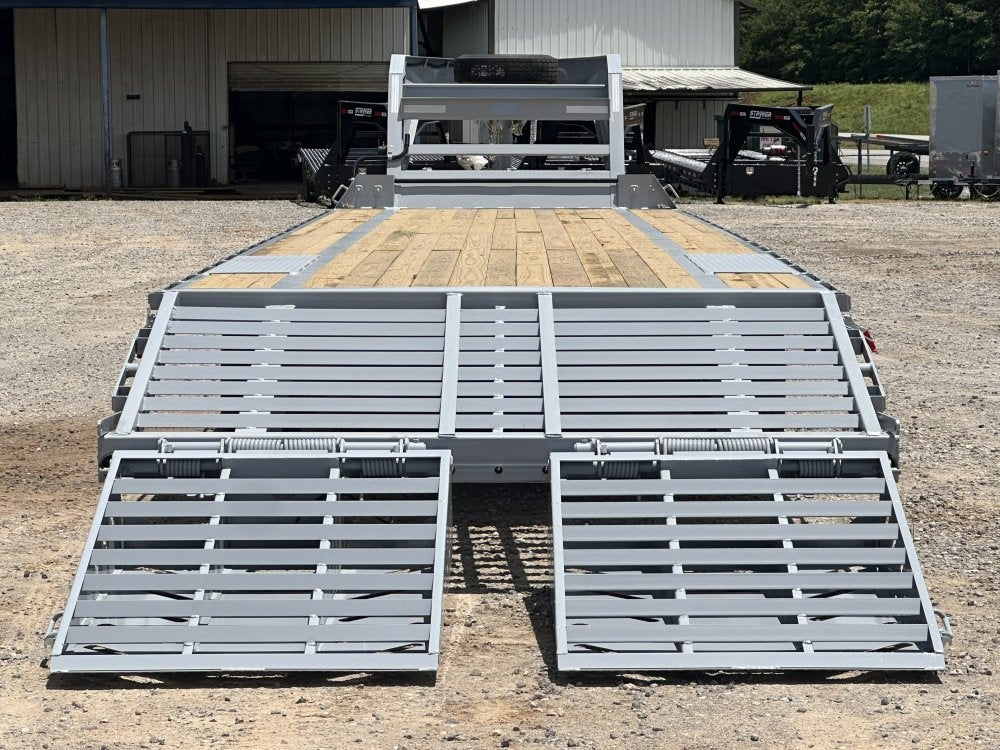 40' FTZ Gooseneck (2) 7k Axles Mega 14k GVWR 14ply Tires - I-Beam Bridge Upgrade - Hotshot Non-CDL/DO 7K MR - Stryker Dealership Group