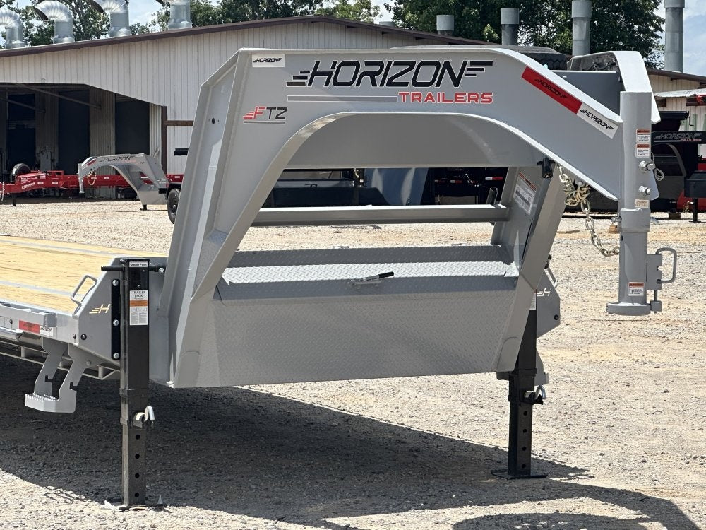 40' FTZ Gooseneck (2) 7k Axles Mega 14k GVWR 14ply Tires - I-Beam Bridge Upgrade - Hotshot Non-CDL/DO 7K MR - Stryker Dealership Group