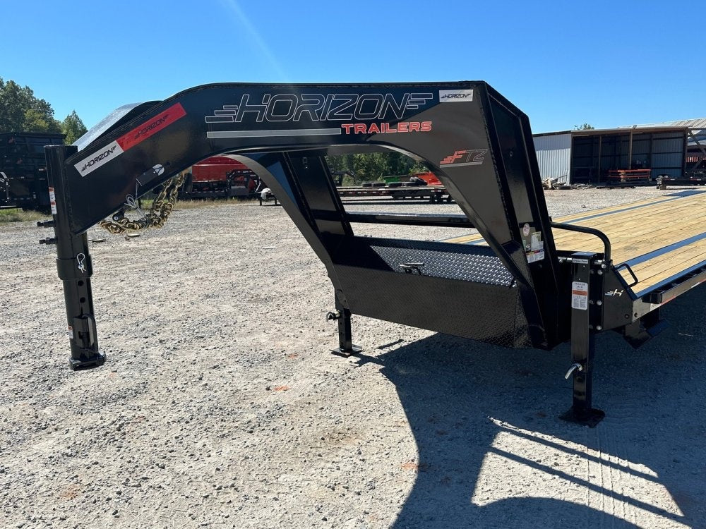 40' FTZ Gooseneck (2) 7k Axles Straight 14k GVWR 14ply Tires - 14# IB - - Hotshot Non-CDL/DO 7K SD - Stryker Dealership Group