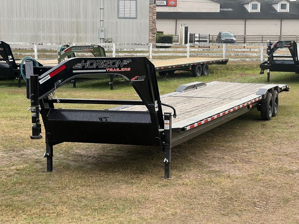 40' FWZ GN Equipment Trailer 2 - 8k Spring Axles Slide in Ramps Drive Over Fenders - Equipment Trailers - Stryker Dealership Group