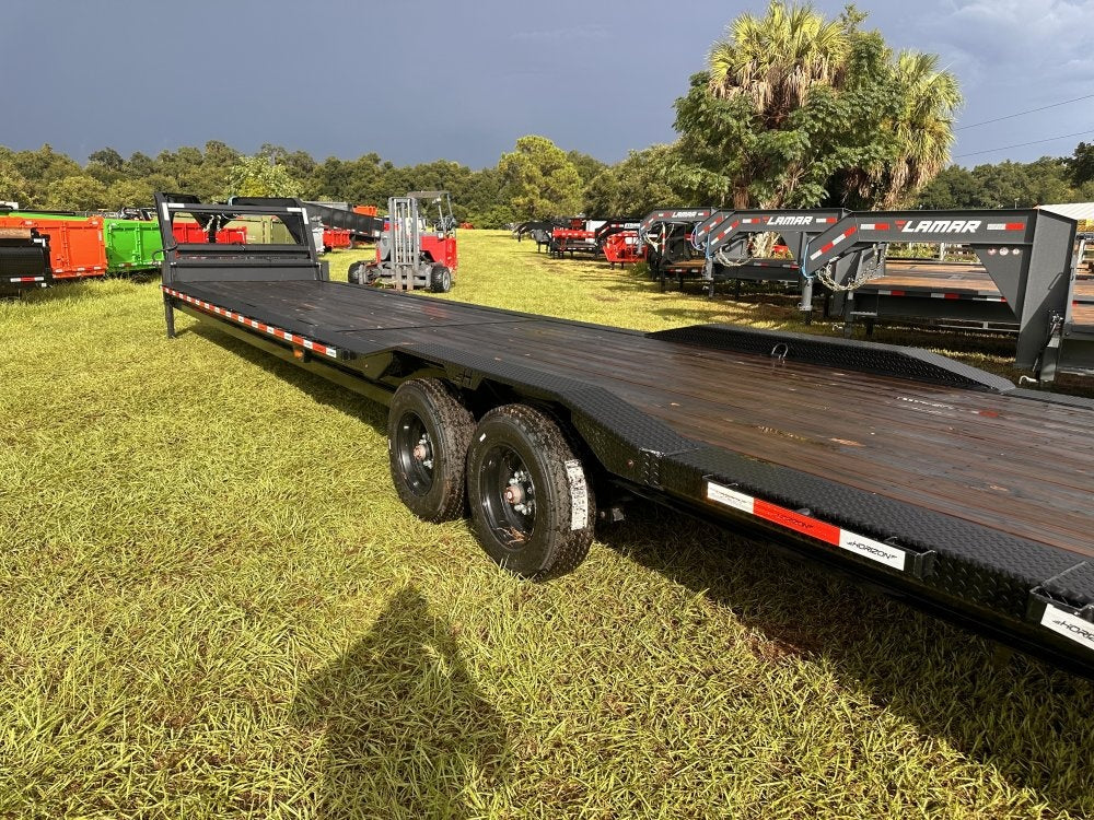 40' FWZ GN Equipment Trailer 2 - 8k Spring Axles Slide in Ramps Drive Over Fenders - Equipment Trailers - Stryker Dealership Group