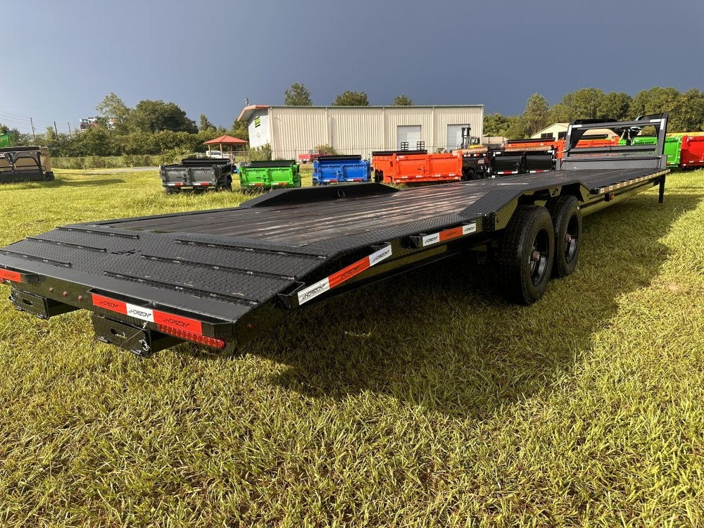 40' FWZ GN Equipment Trailer 2 - 8k Spring Axles Slide in Ramps Drive Over Fenders - Equipment Trailers - Stryker Dealership Group