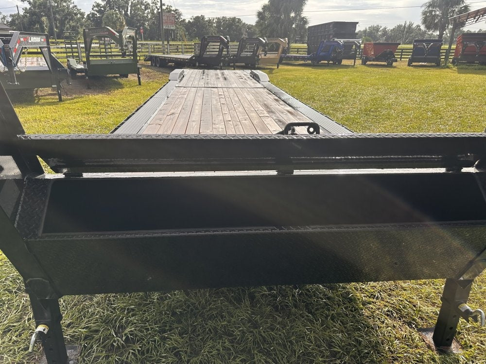 40' FWZ GN Equipment Trailer 2 - 8k Spring Axles Slide in Ramps Drive Over Fenders - Equipment Trailers - Stryker Dealership Group