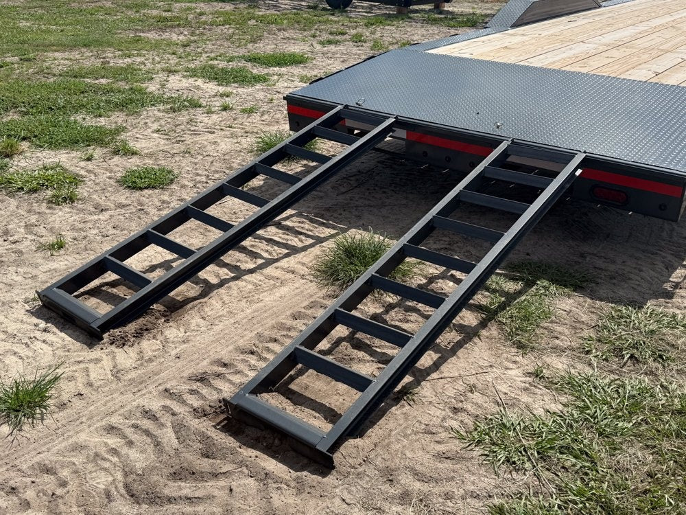 40' H8 Gooseneck Slide In Ramps 7k Axles - Equipment Trailers - Stryker Dealership Group
