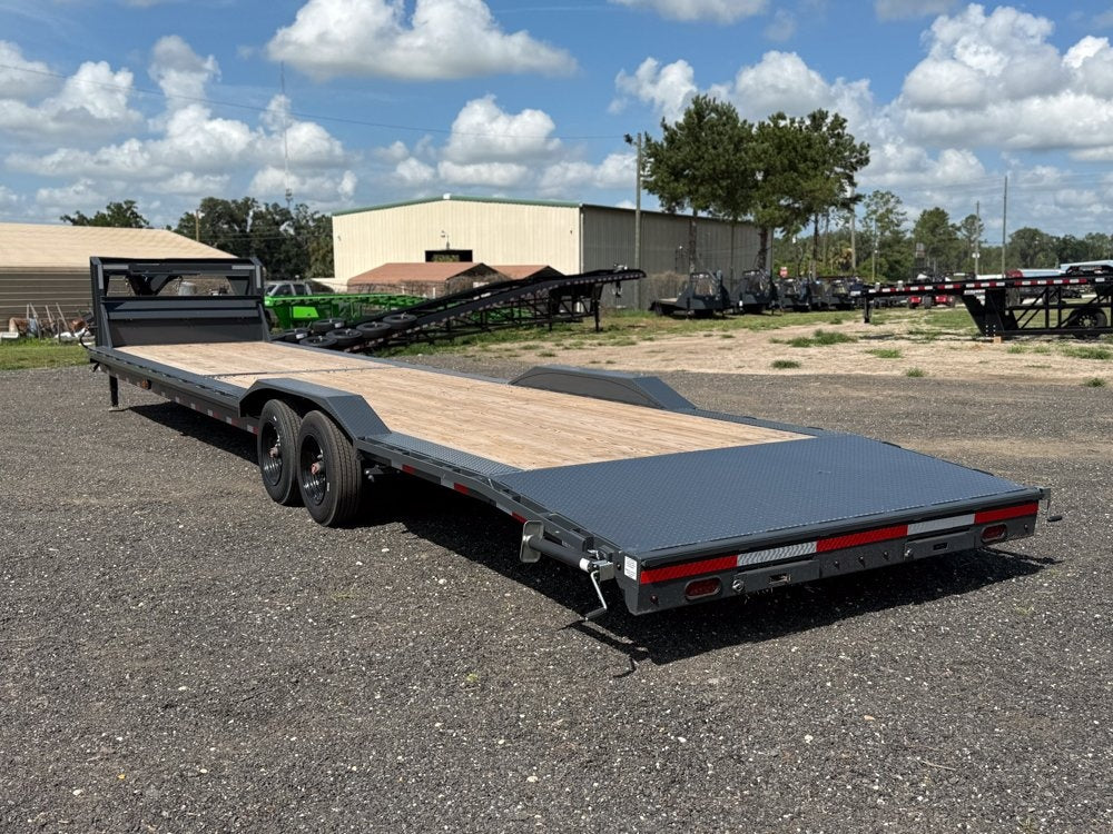 40' H8 Gooseneck Slide In Ramps 8k Axles - Equipment Trailers - Stryker Dealership Group