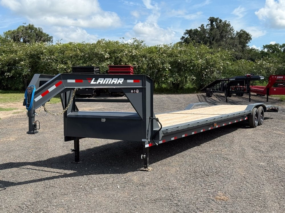 40' H8 Gooseneck Slide In Ramps 8k Axles - Equipment Trailers - Stryker Dealership Group