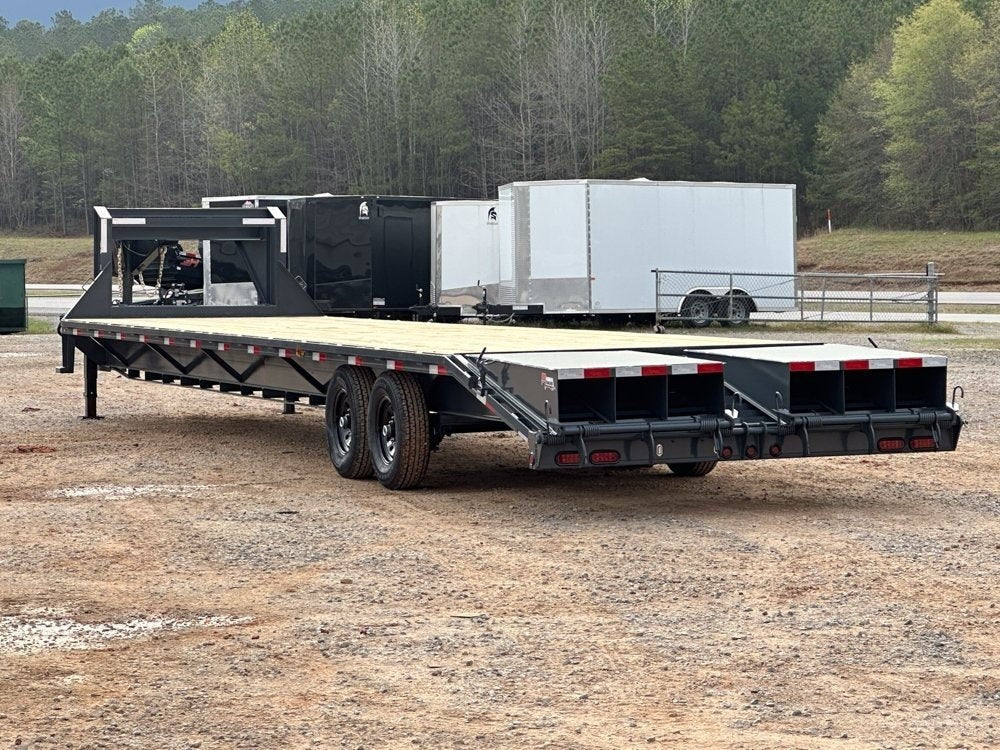 40' HD Gooseneck (2) 7k Axles Mega 14k GVWR 14ply Tires - Hotshot Non-CDL/DO 7K MR - Stryker Dealership Group