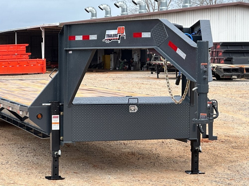 40' HD Gooseneck (2) 8k Axles Mega 16k GVWR 14ply Tires - Hotshot Non-CDL/DO 8K MR - Stryker Dealership Group