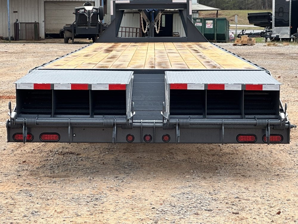 40' HD Gooseneck (2) 8k Axles Mega 16k GVWR 14ply Tires - Hotshot Non-CDL/DO 8K MR - Stryker Dealership Group