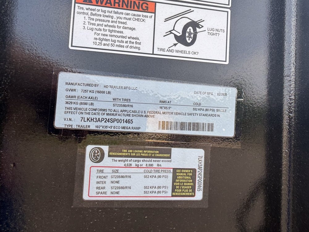 40' HD Gooseneck (2) 8k Axles Mega 16k GVWR 14ply Tires - 14# IB - Hotshot Non-CDL/DO 8K MR - Stryker Dealership Group