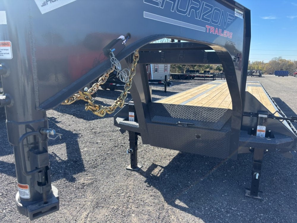 40' Horizon FHZ Gooseneck Dual Wheel Deckover Trailer Mega Ramps - (2) 10K Axles - Dual Wheel Deckover/DO 10K MR DW - Stryker Dealership Group