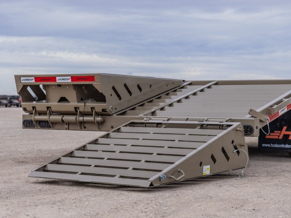 40' Horizon FHZ Gooseneck Dual Wheel Deckover Trailer Mega Ramps - (2) 10K Axles - Dual Wheel Deckover/DO 10K MR DW - Stryker Dealership Group