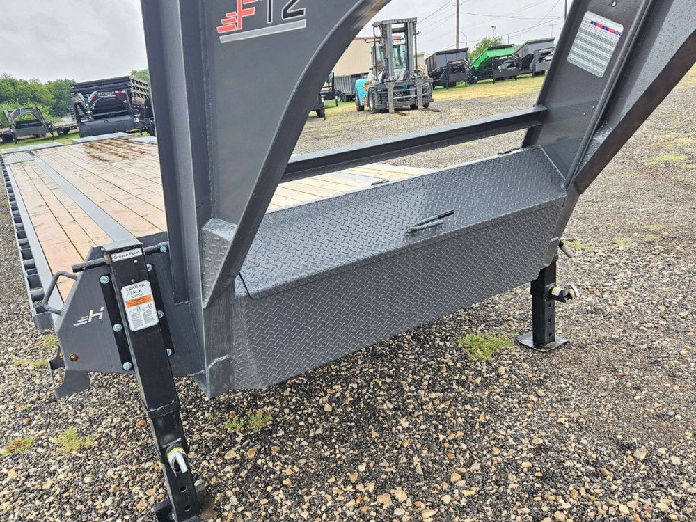 40' Horizon FTZ Gooseneck Deckover Trailer Mega Ramps - (2) 10k Axles - Hotshot Non-CDL/DO 10K MR SS - Stryker Dealership Group