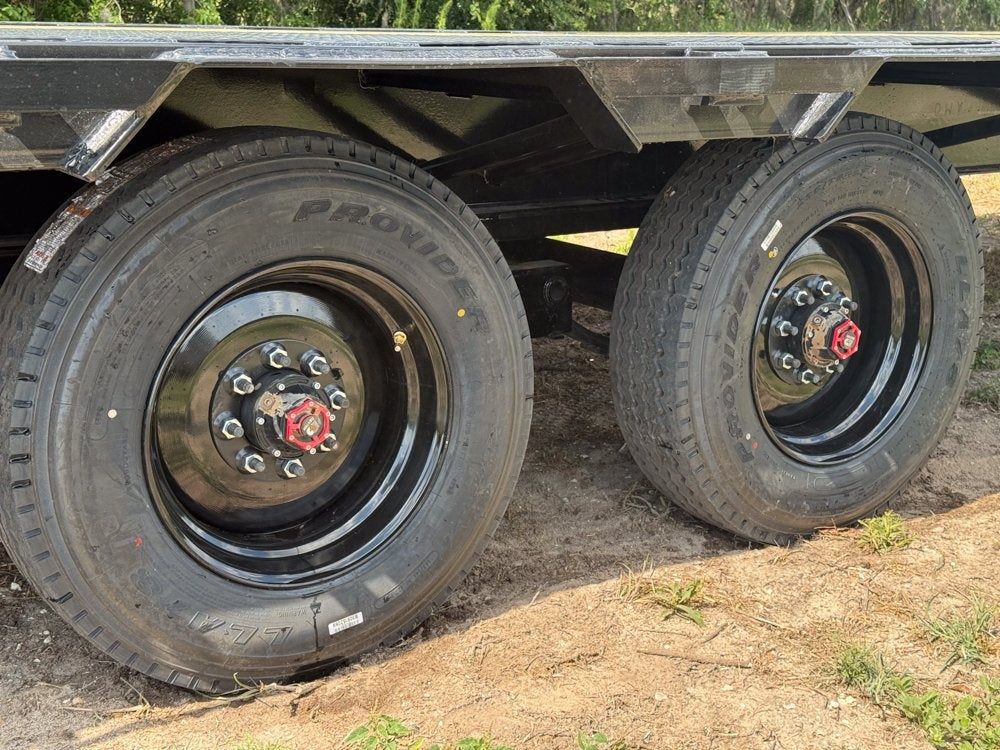 40' Hotshot Elite Gooseneck SD 10k Axles - Derated 12k GVWR - 18ply Tires & Spare & 10' Aluminum Ram - Hotshot Non-CDL/DO 10K SD SS - Stryker Dealership Group