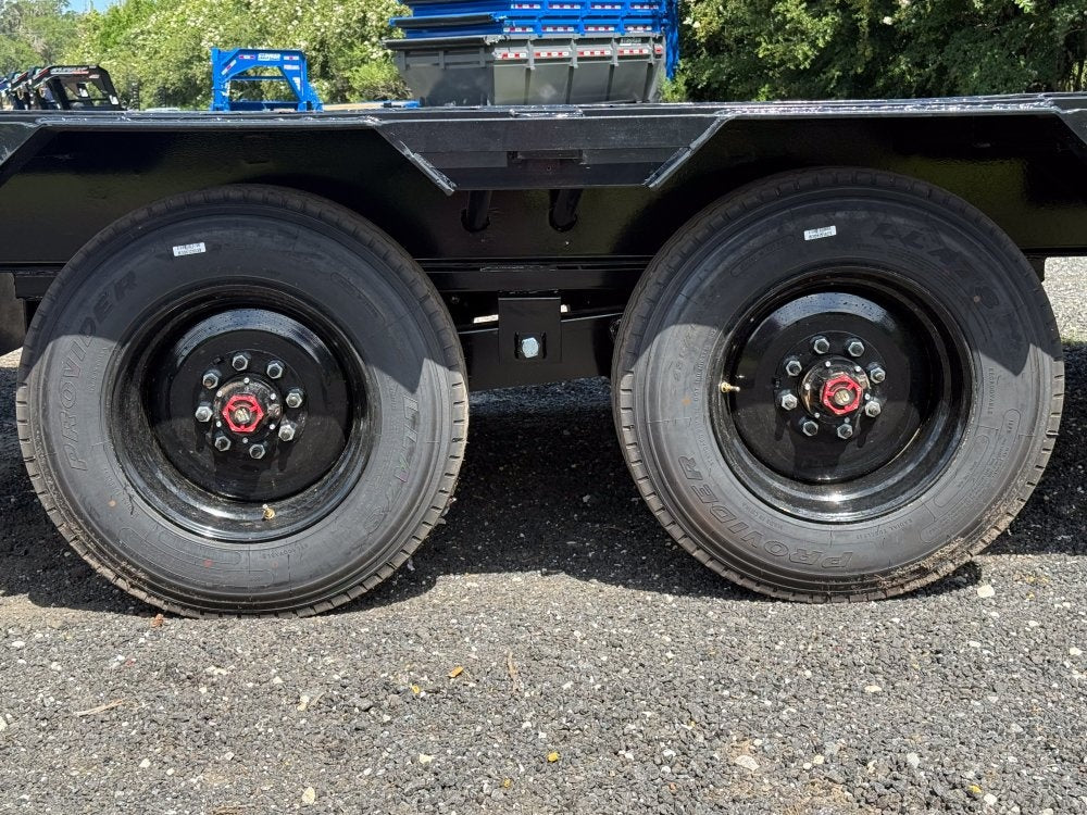 40' Hotshot Elite Gooseneck SD 10k Axles - Derated 12k GVWR - 18ply Tires & Spare & 10' Aluminum Ram - Hotshot Non-CDL/DO 10K SD SS - Stryker Dealership Group