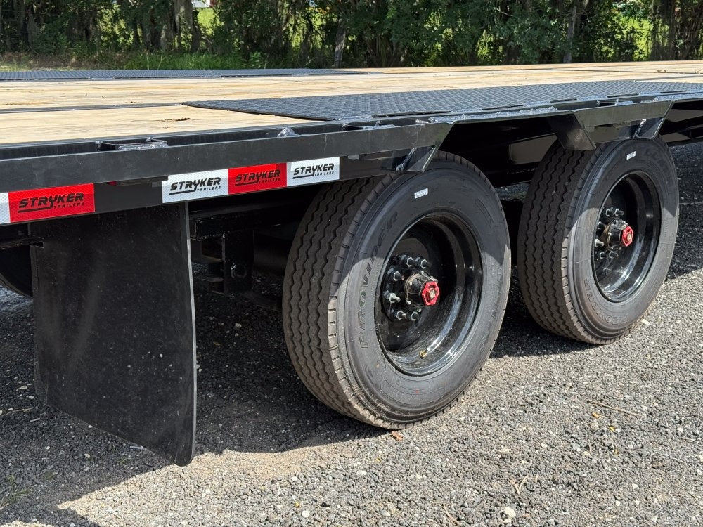 40' Hotshot Elite Gooseneck SD 10k Axles - Derated 12k GVWR - 18ply Tires & Spare & 10' Aluminum Ram - Hotshot Non-CDL/DO 10K SD SS - Stryker Dealership Group