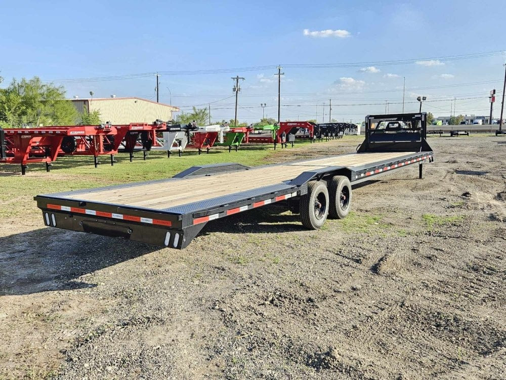 40' LDX Gooseneck 2 - 10k Axles Drive over Fenders Slide in Ramps - Drive Over Fenders/Equipment Trailers - Stryker Dealership Group