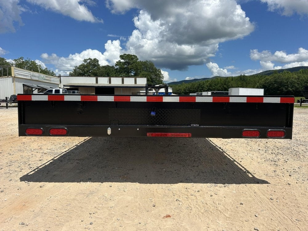 40" Max Light Gooseneck Hotshot Trailer (2) 10K Axles, 102" Wide, 10' Aluminum Ramps - Hotshot Non-CDL/DO 10K SD SS - Stryker Dealership Group