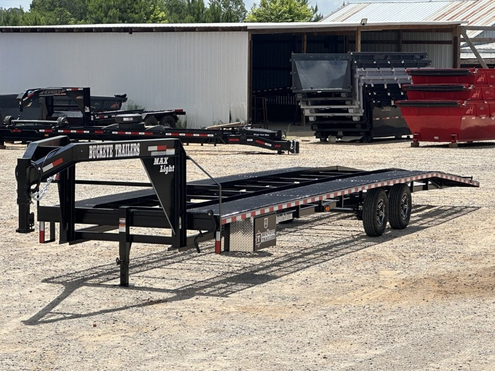 40' Max Lite Gooseneck Mesh Car Hauler (2) 8K Axles 102" Wide - Truck & Van Trailers/Multi Car Haulers - Stryker Dealership Group