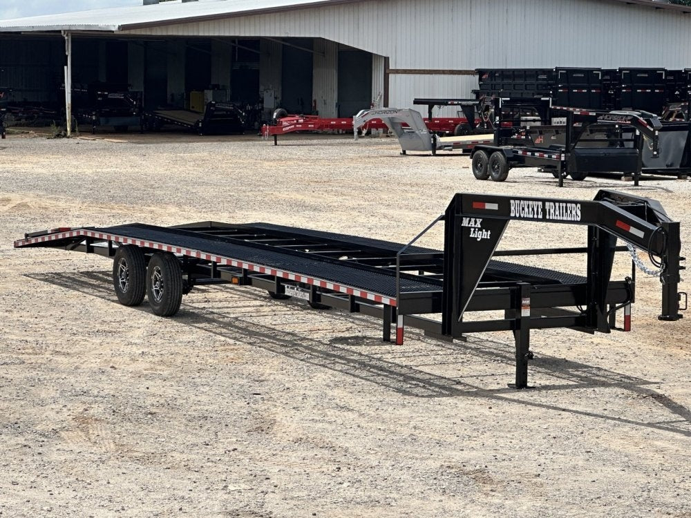 40' Max Lite Gooseneck Mesh Car Hauler (2) 8K Axles 102" Wide - Truck & Van Trailers/Multi Car Haulers - Stryker Dealership Group