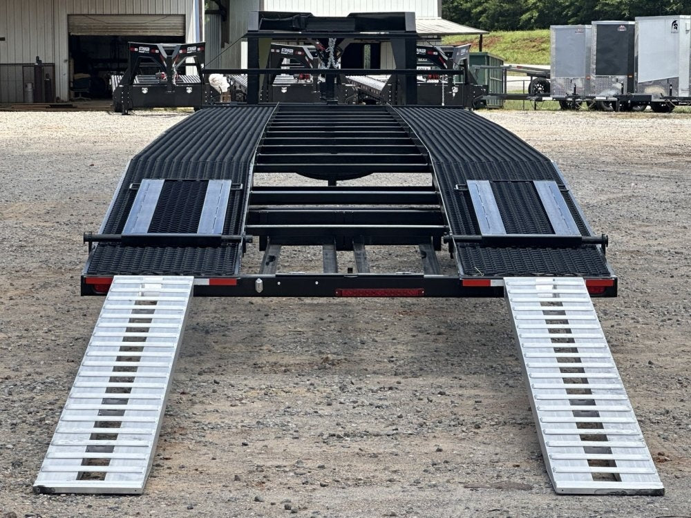 40' Max Lite Gooseneck Mesh Car Hauler (2) 8K Axles 102" Wide - Truck & Van Trailers/Multi Car Haulers - Stryker Dealership Group