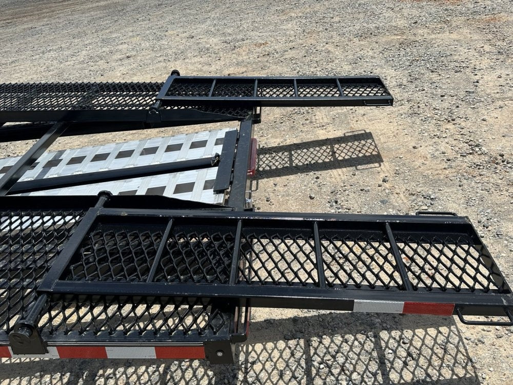 40' Max Lite Gooseneck Mesh Car Hauler (2) 8K Axles 102" Wide - Truck & Van Trailers/Multi Car Haulers - Stryker Dealership Group