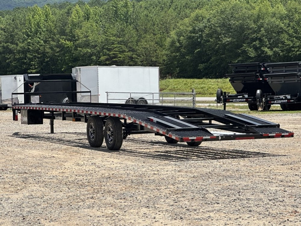 40' Max Lite Gooseneck Mesh Car Hauler (2) 8K Axles 102" Wide - Truck & Van Trailers/Multi Car Haulers - Stryker Dealership Group