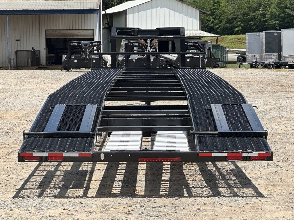 40' Max Lite Gooseneck Mesh Car Hauler (2) 8K Axles 102" Wide - Truck & Van Trailers/Multi Car Haulers - Stryker Dealership Group