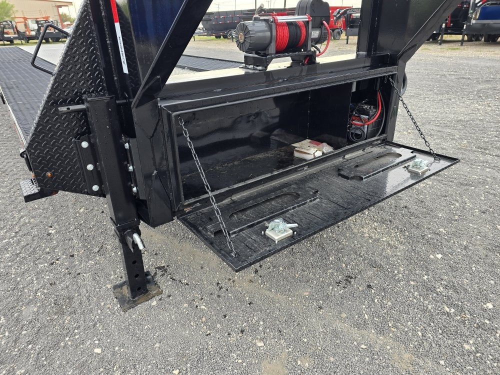 40' Mesh Deck (2) 8k Axles - 12k GVWR Derated- 14 Ply Tires w/Spare - 10' Aluminum Ramps - Warrior W - Two Car Hauler/Truck & Van Trailers - Stryker Dealership Group