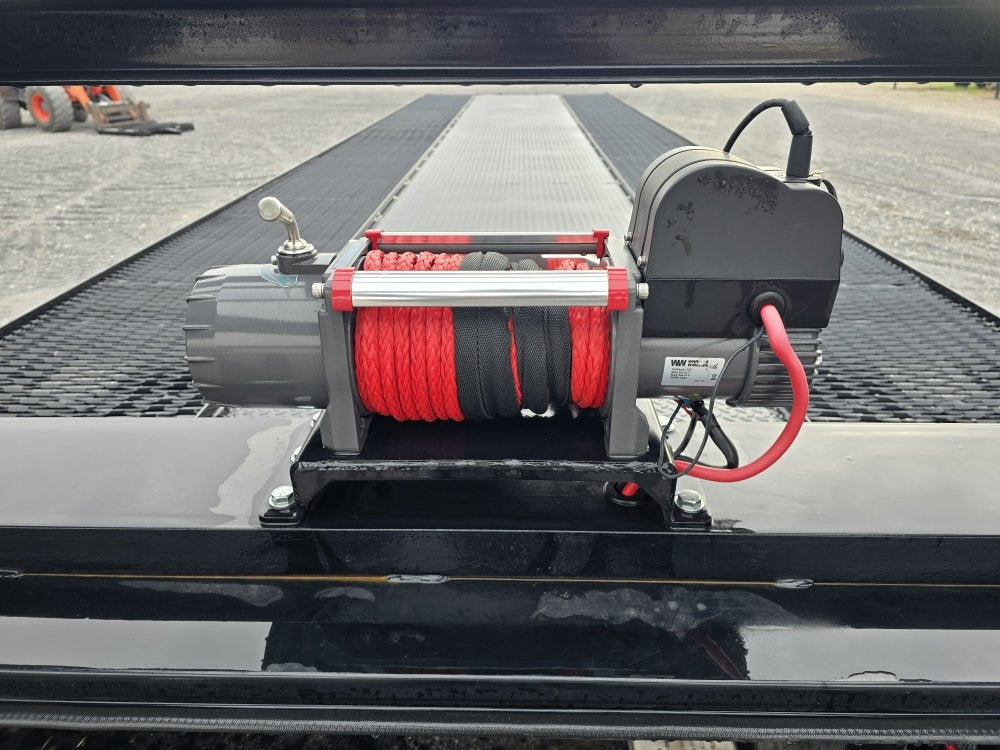 40' Mesh Deck (2) 8k Axles - 12k GVWR Derated- 14 Ply Tires w/Spare - 10' Aluminum Ramps - Warrior W - Two Car Hauler/Truck & Van Trailers - Stryker Dealership Group