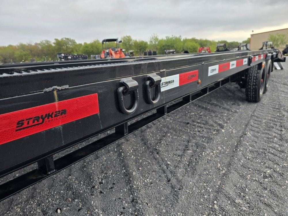 40' Mesh Deck (2) 8k Axles - 12k GVWR Derated- 14 Ply Tires w/Spare - 10' Aluminum Ramps - Warrior W - Two Car Hauler/Truck & Van Trailers - Stryker Dealership Group