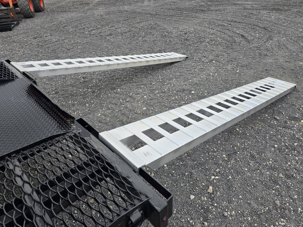 40' Mesh Deck (2) 8k Axles - 12k GVWR Derated- 14 Ply Tires w/Spare - 10' Aluminum Ramps - Warrior W - Two Car Hauler/Truck & Van Trailers - Stryker Dealership Group