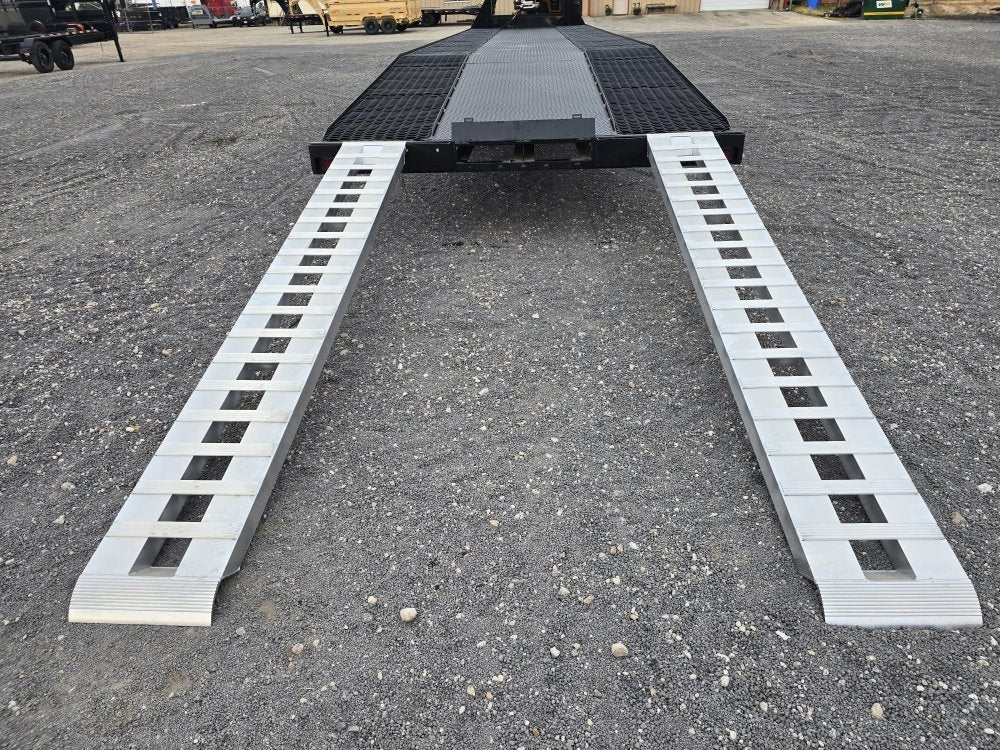 40' Mesh Deck (2) 8k Axles - 12k GVWR Derated- 14 Ply Tires w/Spare - 10' Aluminum Ramps - Warrior W - Two Car Hauler/Truck & Van Trailers - Stryker Dealership Group