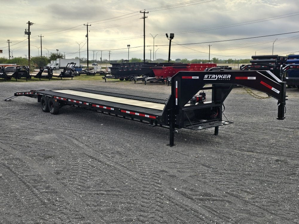 40' Mesh Deck (2) 8k Axles - 12k GVWR Derated- 14 Ply Tires w/Spare - 10' Aluminum Ramps - Warrior W - Two Car Hauler/Truck & Van Trailers - Stryker Dealership Group