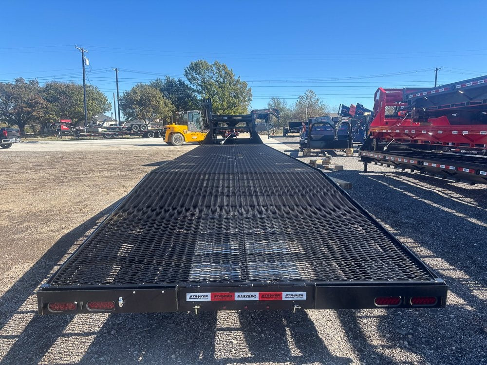 40' Mesh Deck (2) 8k Axles - 12k GVWR Derated- 14 Ply Tires w/Spare - 10' Aluminum Ramps - Warrior W - Truck & Van Trailers/Multi Car Haulers - Stryker Dealership Group