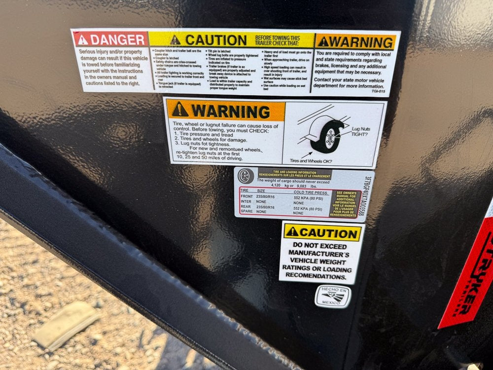 40' Stryker ELITE Gooseneck (2) 8k Axles 14ply tires Straight Deck - Hotshot Non-CDL/DO 8K SD - Stryker Dealership Group