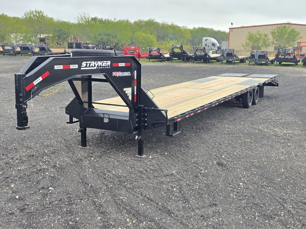 40' Stryker Gooseneck (2) 10K Axles Mega Ramps 18 Ply Tires - Derated - Hotshot Non-CDL/DO 10K MR SS - Stryker Dealership Group