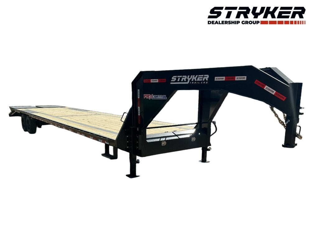 40' Stryker Gooseneck (2) 10K Axles Mega Ramps 18 Ply Tires - Derated - Hotshot Non-CDL - DO 10K MR SS - Stryker Dealership Group
