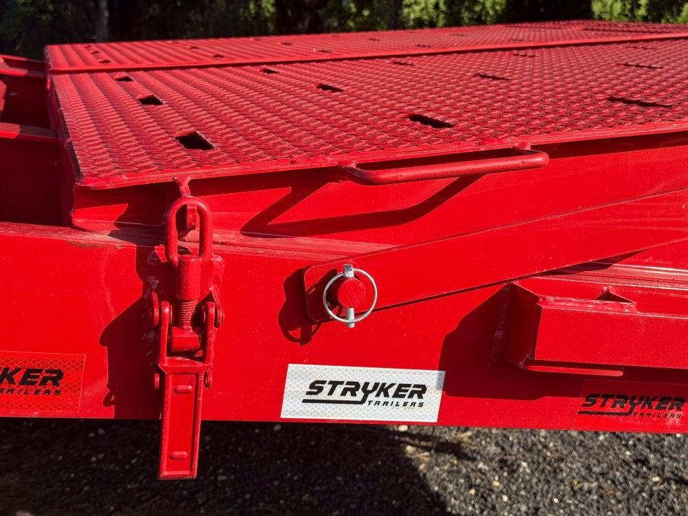 40' Stryker Gooseneck (2) 12K Axles Mega Ramps Dual Wheels - Dual Wheel Deckover/DO 12K MR - Stryker Dealership Group