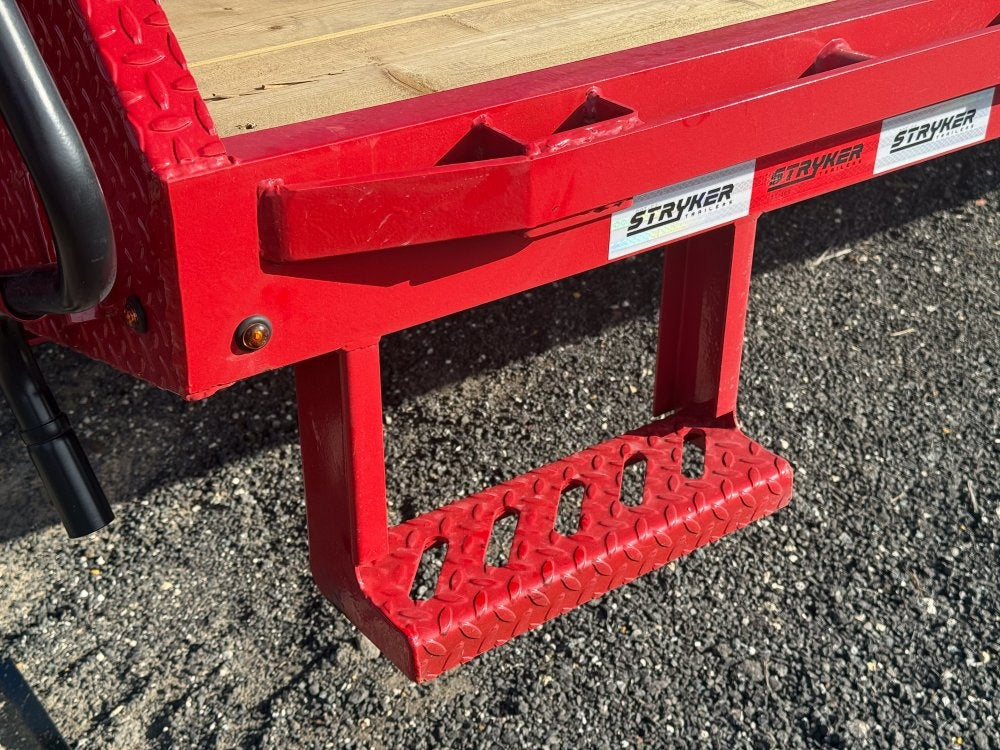 40' Stryker Gooseneck (2) 12K Axles Mega Ramps Dual Wheels - Dual Wheel Deckover/DO 12K MR - Stryker Dealership Group