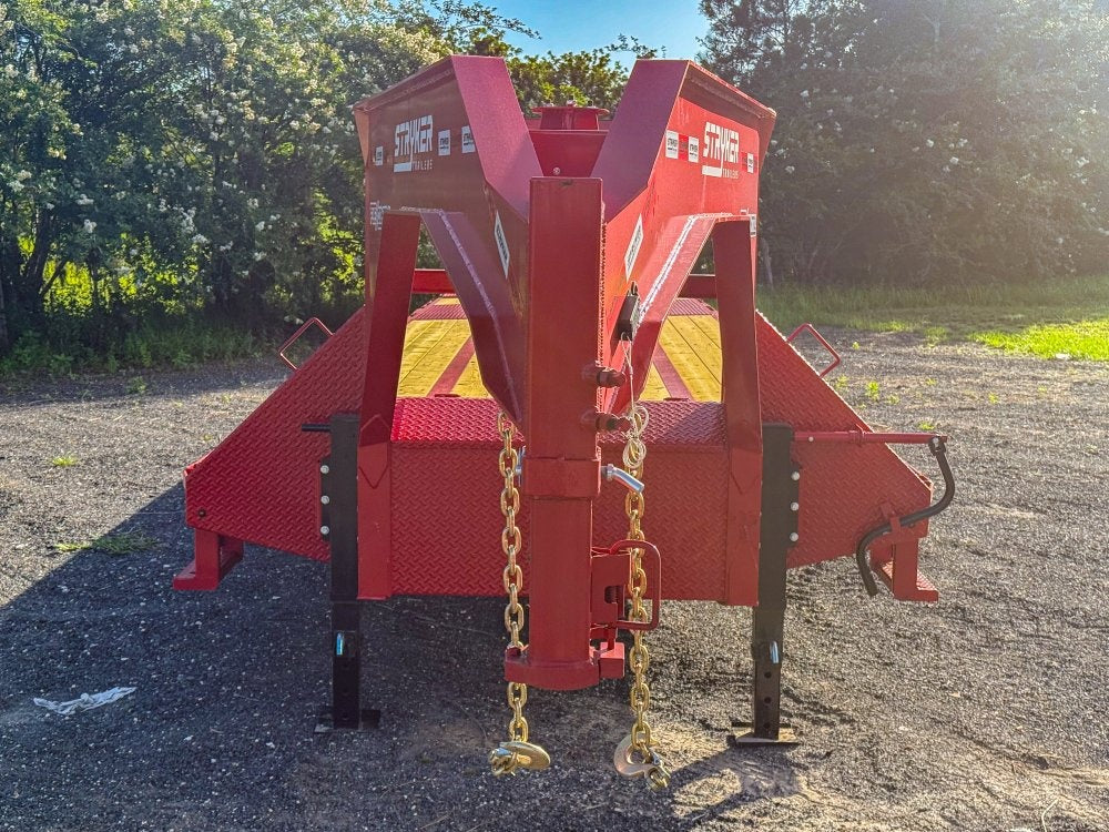 40' Stryker Gooseneck (2) 12K Axles Mega Ramps Dual Wheels - Dual Wheel Deckover/DO 12K MR - Stryker Dealership Group