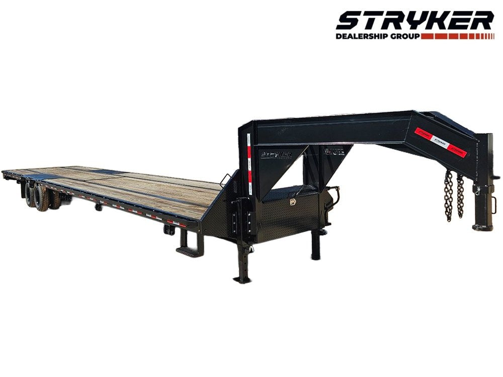 40' Stryker Gooseneck (2) 12K Axles Straight Deck Dual Wheels - Dual Wheel Deckover/DO 12K SD - Stryker Dealership Group