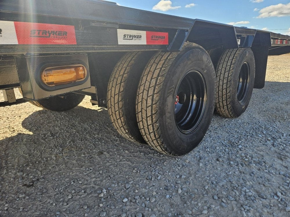 40' Stryker Gooseneck (2) 12K Axles Straight Deck Dual Wheels - Dual Wheel Deckover/DO 12K SD - Stryker Dealership Group