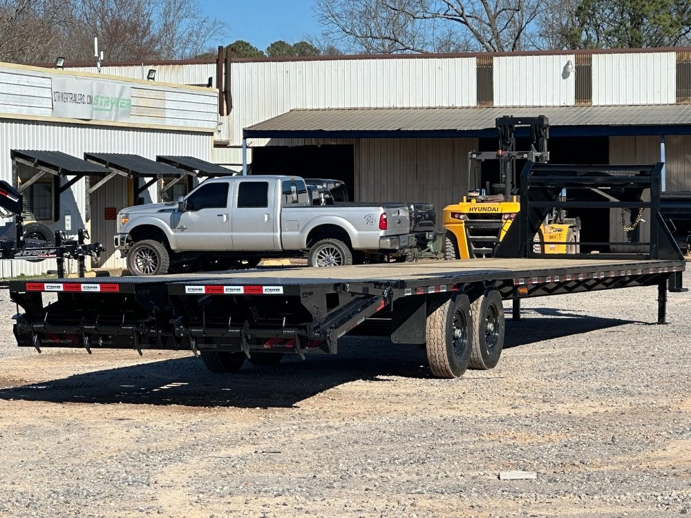40' Stryker Gooseneck (2) 7K Axles Mega Ramps 14 ply Tires - Hotshot Non-CDL/DO 7K MR - Stryker Dealership Group
